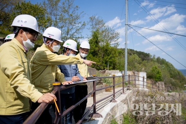 예산사업 감독사진 ⓒ영덕군