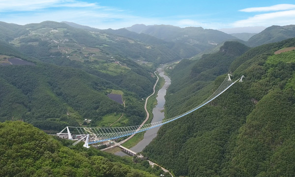 봉화군이 추진중인 청량산 모험의 다리 조감도 ⓒ봉화군