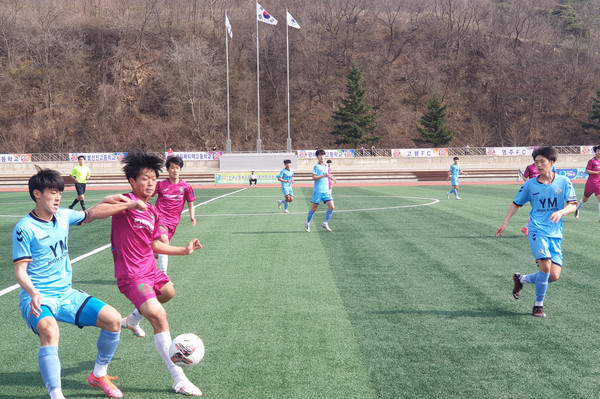 청송군에서 개최한 전국 고등축구리그 ⓒ청송군
