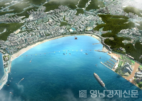 포항시 해상케이블카 예상 전경도 ©포항시