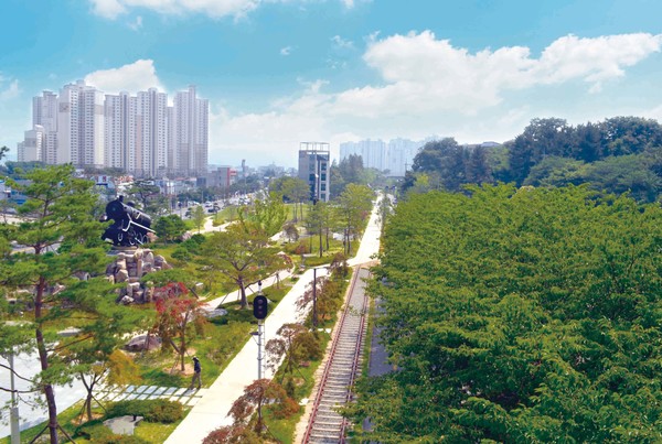 포항 철길숲 전경. ⓒ포항시