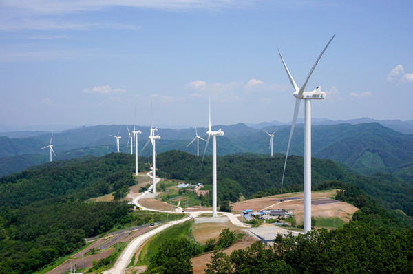 GS 영양풍력발전 전경. ⓒGS영양풍력발전