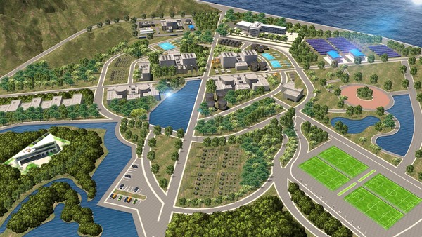 그린수소 생산실 중단지 조감도. ⓒ경북도