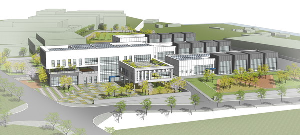 ▲ 차량용 첨단소재 성형가공 기술 고도화 센터 조감도 ⓒ경주시