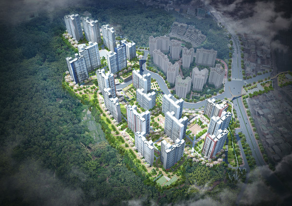 ▲단지조감도 ⓒ포스코건설