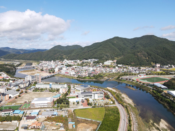 ▲ 청송읍 전경 ⓒ청송군