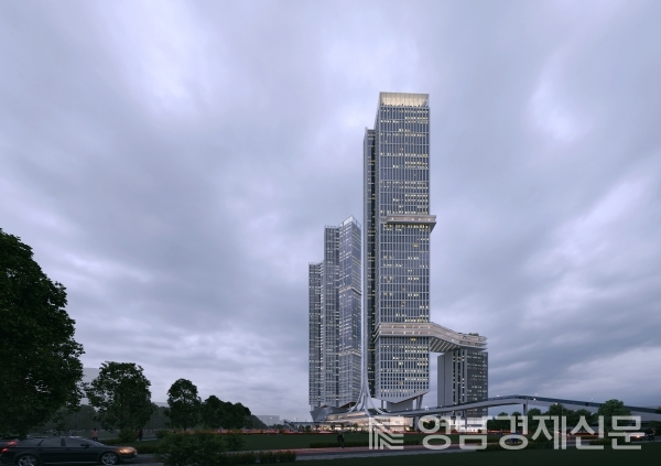  ▲ 신세계건설 주상복합 투시도(69층). ⓒ신세계건설