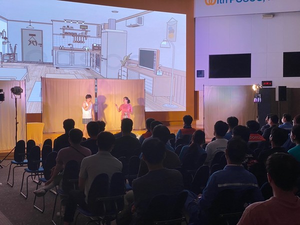 ▲ 포스코와 함께하는 근로자 산업안전 감성교육 사진. ⓒ영남경제 자료