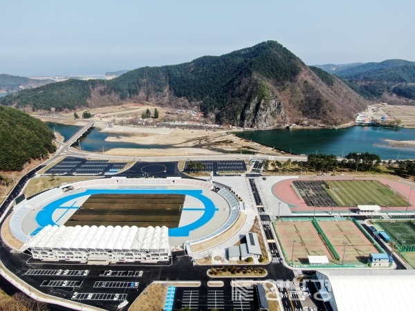 ▲ 울진종합운동장 전경. ⓒ울진군