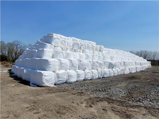 ▲ 가연성 폐기물 보관. ⓒ포항시