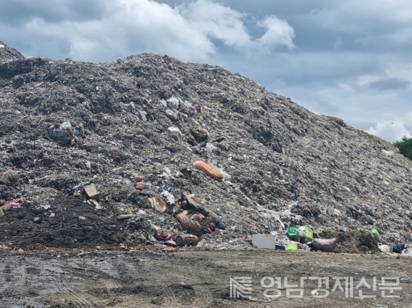 ▲ 호동쓰레기 매립장. ⓒ영남경제 자료