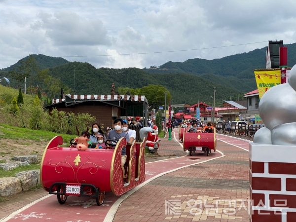▲ 은어축제와 연계 분천 한여름 산타마을 개장 ⓒ봉화군