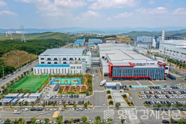 ▲ 배터리 소재 기업 에코프로머티리얼즈가 포항 영일만일반산업단지에 준공한 제2공장 전경 ⓒ에코프로