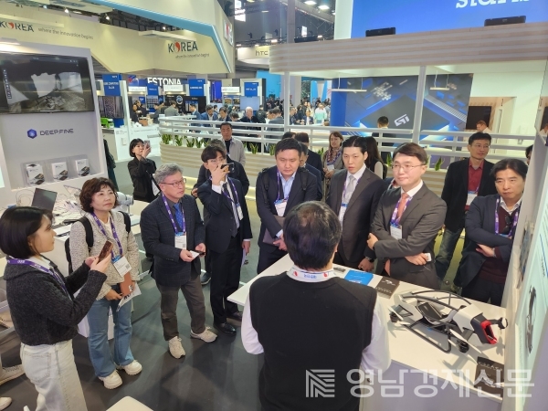 ▲ MWC 2024 경북전시관 ⓒ경북도