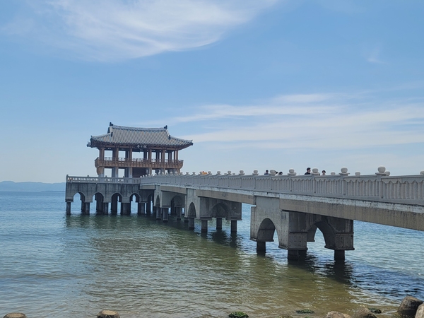 ▲ 영일대 해상누각 ⓒ영남경제 자료