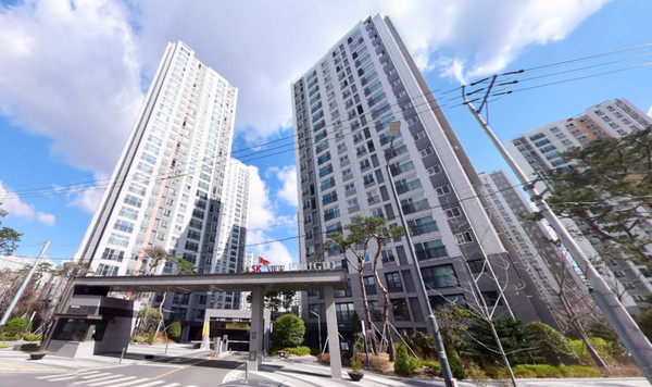 ▲ 두호SK뷰푸르지오 전경. ⓒ네이버 지도