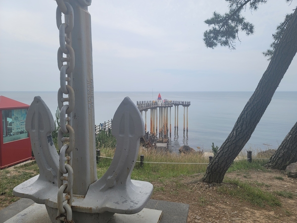 ▲ 이가리 닻 전망대 ⓒ이정택 기자