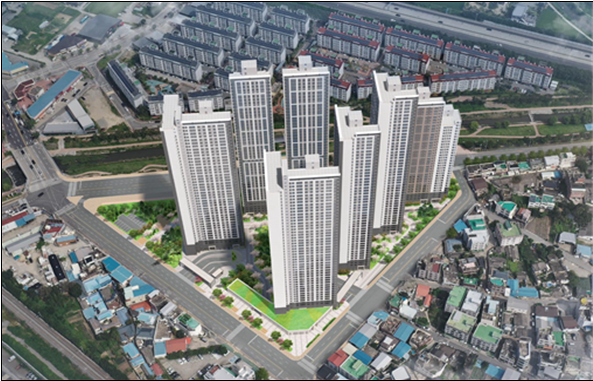 ▲ 원평4구역 조감도. ⓒ구미시