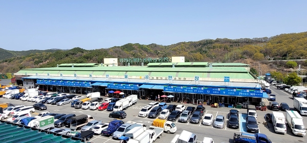 ▲ 안동농협 농산물 공판장 전경. ⓒ안동농협