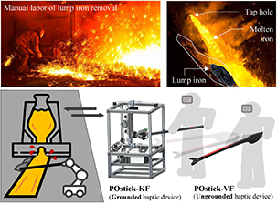 ▲ 손끝 감각 그대로 전달하는 햅틱 로봇 개발 ⓒ포스텍