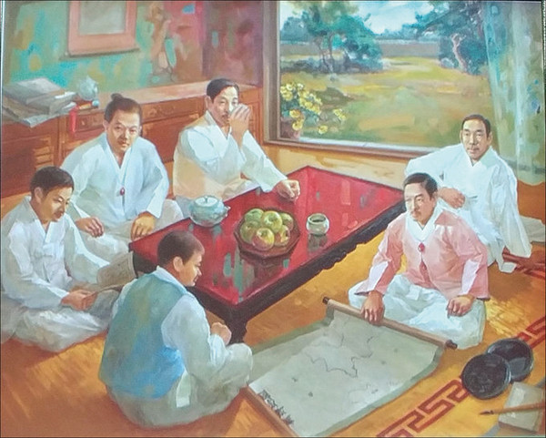 ▲ 6형제 서간도 망명논의 상상화. ⓒ서울역사박물관