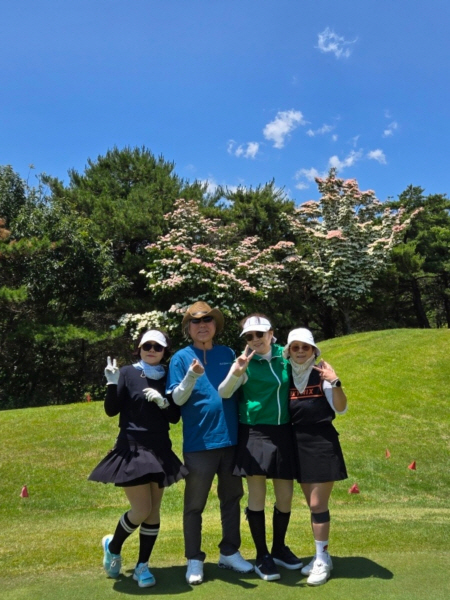 영남리더스 골프회 6월 월례회 조별 사진(고명애, 남천희, 박난숙, 정명순)ⓒ김소헌기자