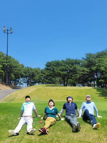 영남리더스 골프회 6월 월례회 조별 사진(권오진, 김정숙, 손영하, 정형근)ⓒ김소헌기자