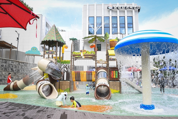 ▲ 흥덕생활공원 물놀이터 ⓒ문경시