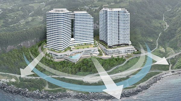 ▲ 울릉 블루씨온 조감도. ⓒ울릉 블루씨온 홈페이지 