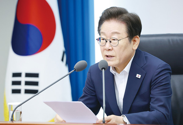 ▲ 이재명 대통령이 30일 서울 용산 대통령실 청사에서 열린 비상경제점검 태스크포스(TF) 3차 회의에서 발언하고 있다. ⓒ연합