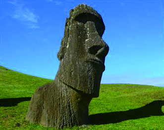 ▲ 그림14. 이스터섬의 모아이.