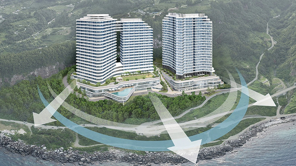 ▲ 울릉 블루씨온 조감도. ⓒ울릉 블루씨온 홈페이지