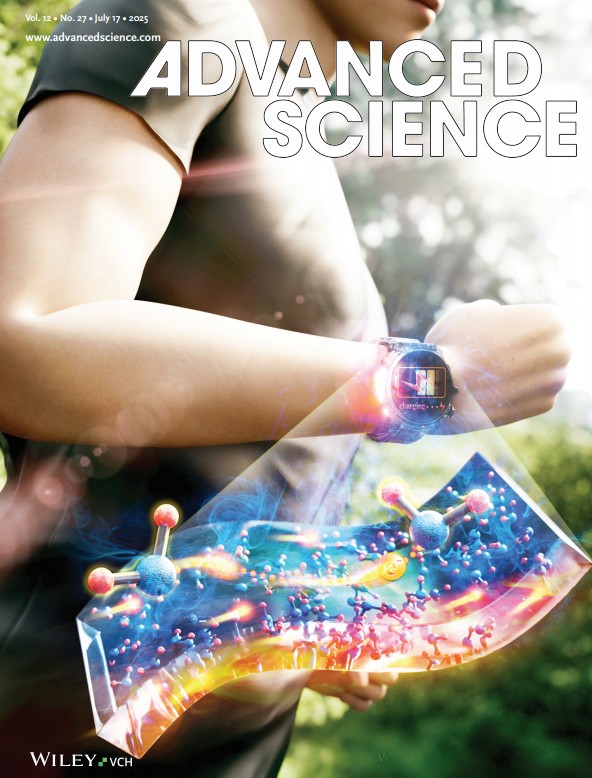 ▲ 국제학술지 ‘어드밴스드 사이언스’ 표지에 게재된 연 구팀의 논문 ⓒPOSTECH