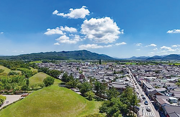 ▲ 경주 대릉원과 황리단길. ⓒ경주시 