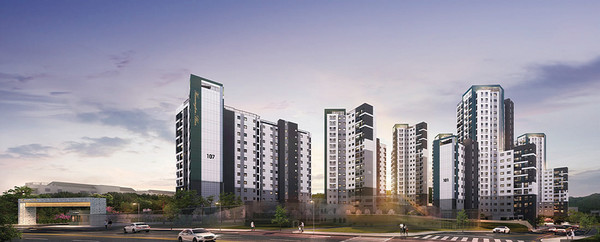 ▲ 효성 해링턴 영주 더리버 석경 투시도. ⓒ영남경제 자료