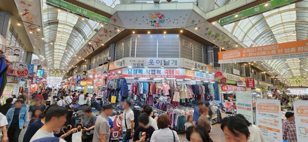 ▲ 구미새마을중앙시장 전경. ⓒ구미시